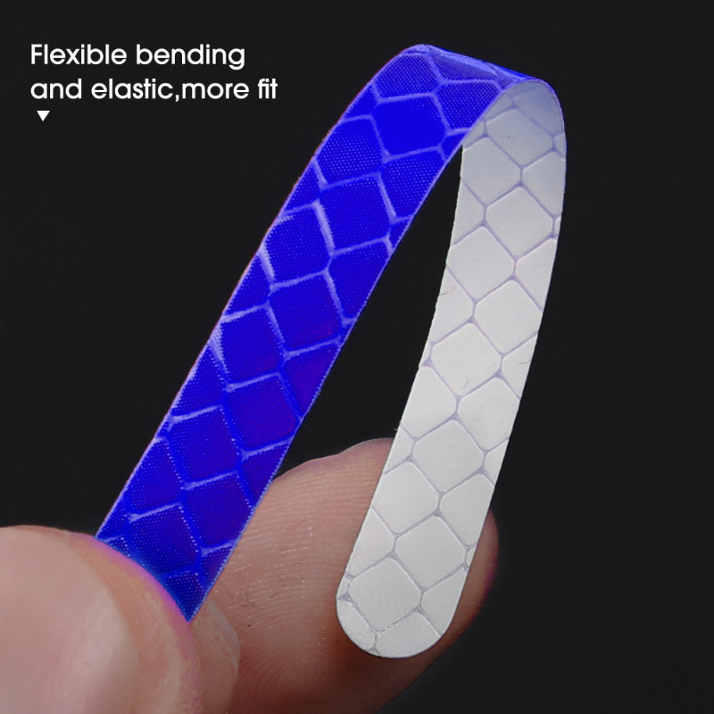 20Pcs Car Wheel Hub Sticker Tire Rim Luminous Stickers Roadway Safety Warning Reflective Strip for Auto Motorcyclec