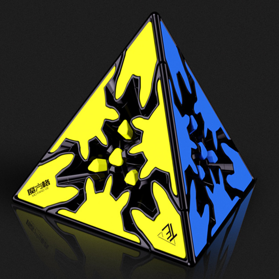 Qiyi Gear Cube 3x3x3 Gear Cube 3x3 Pyramid Cylinder Sphere Speed Cubes Educational Toy for Children Gift