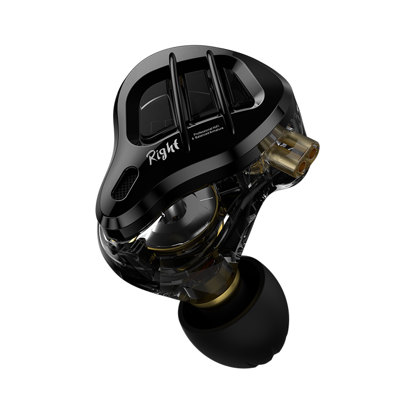 KZ ZAR Hybrid Driver In-ear Monitor 1DD+7BA Earphone HiFi 2Pin Wired Headphone Music DJ Headset new Sport Game 2025 Earbud ZAX ZAD AST