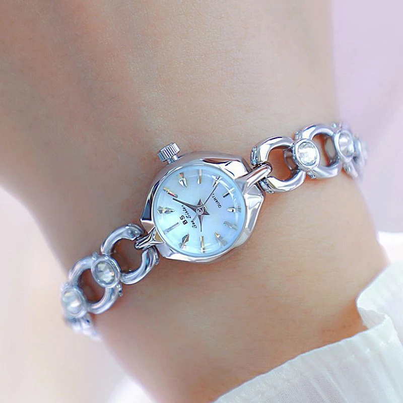 BS Bee Sister Elegant Small Dial Gold Watch new for Women Brand Waterproof 2025 Bracelet Wristwatches for Ladies Reloj Mujer 2023