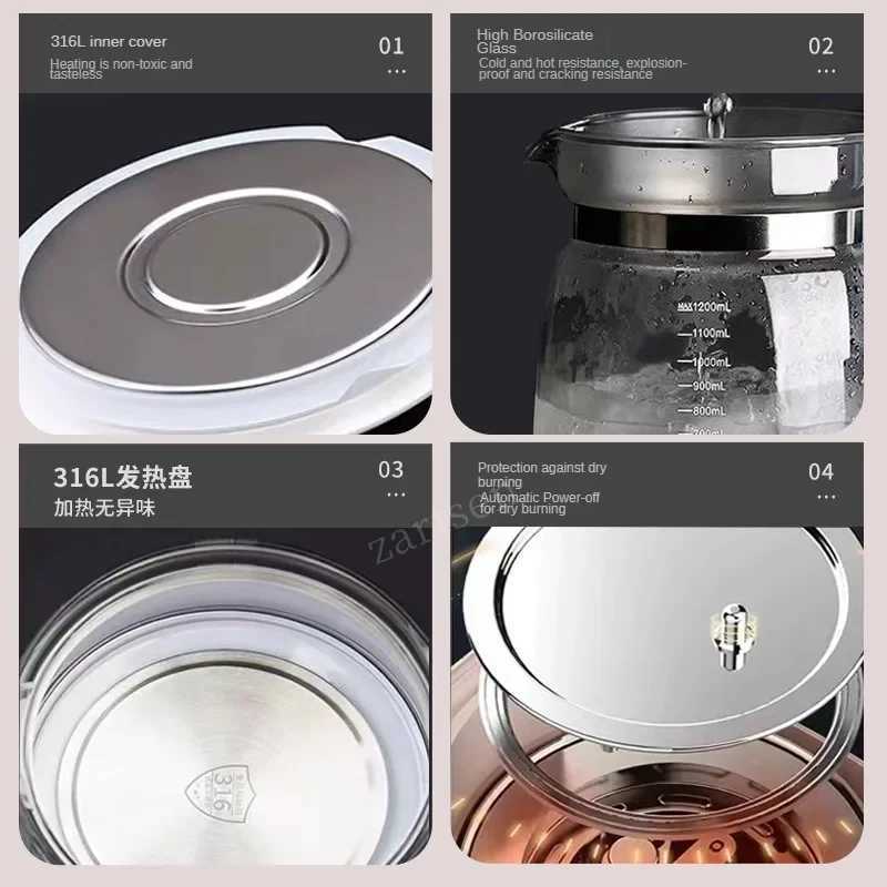 Intelligent constant temperature boiling water dedicated hot water and milk heater for baby home milk heater kettle Y241102