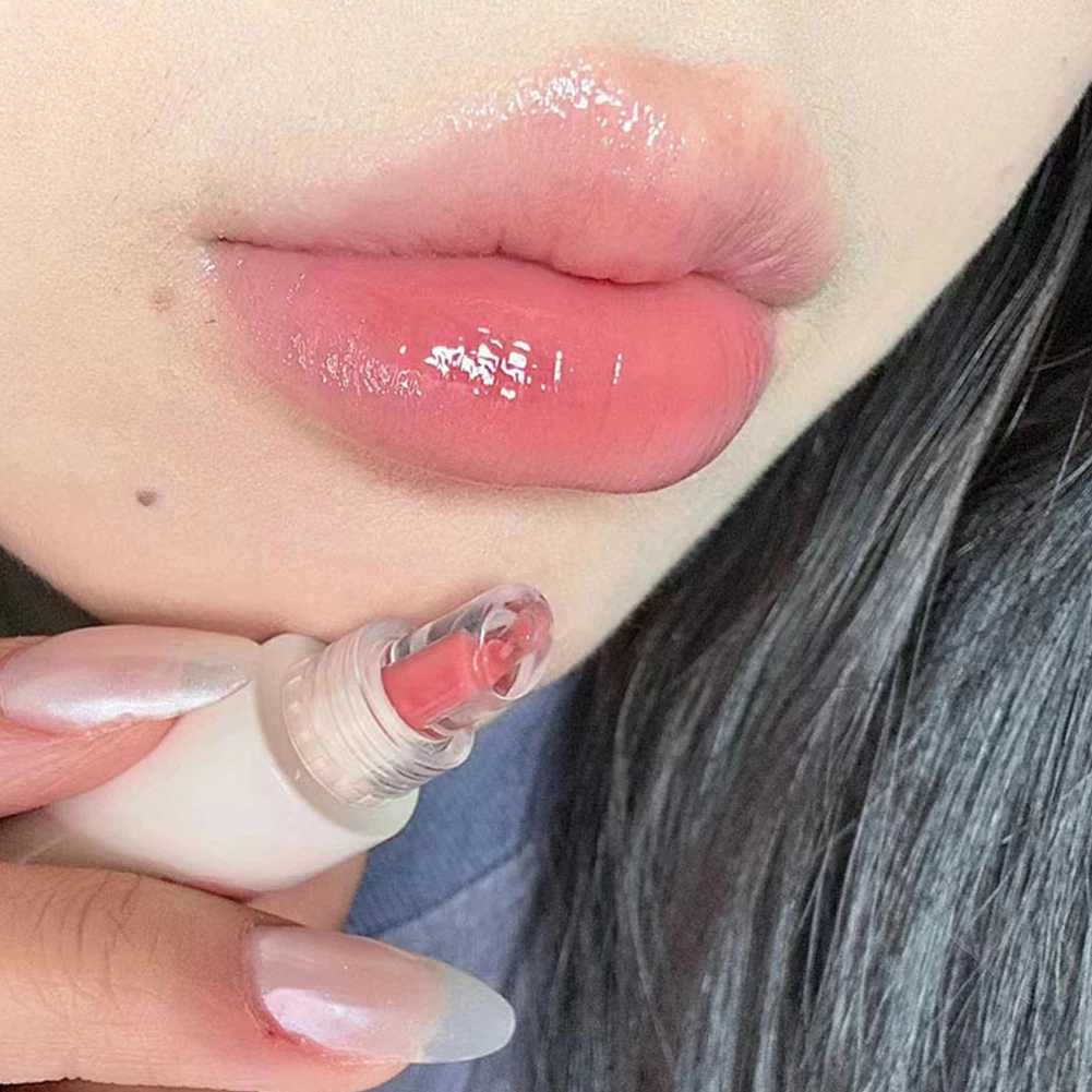 Jelly Lip Glossy Long lasting Whitening lipstick Colorful Moisturizing lipstick Mirror Lip Color Korean Beauty Lip Care Makeup W241101