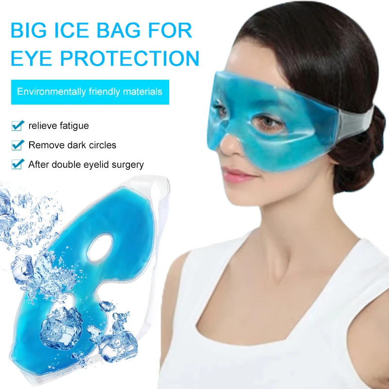 Cooling Ice Eye Mask Fatigue Relief Remove Dark Circles Cold Sleep Eyes Care Relaxing Gel Pad TSLM 5