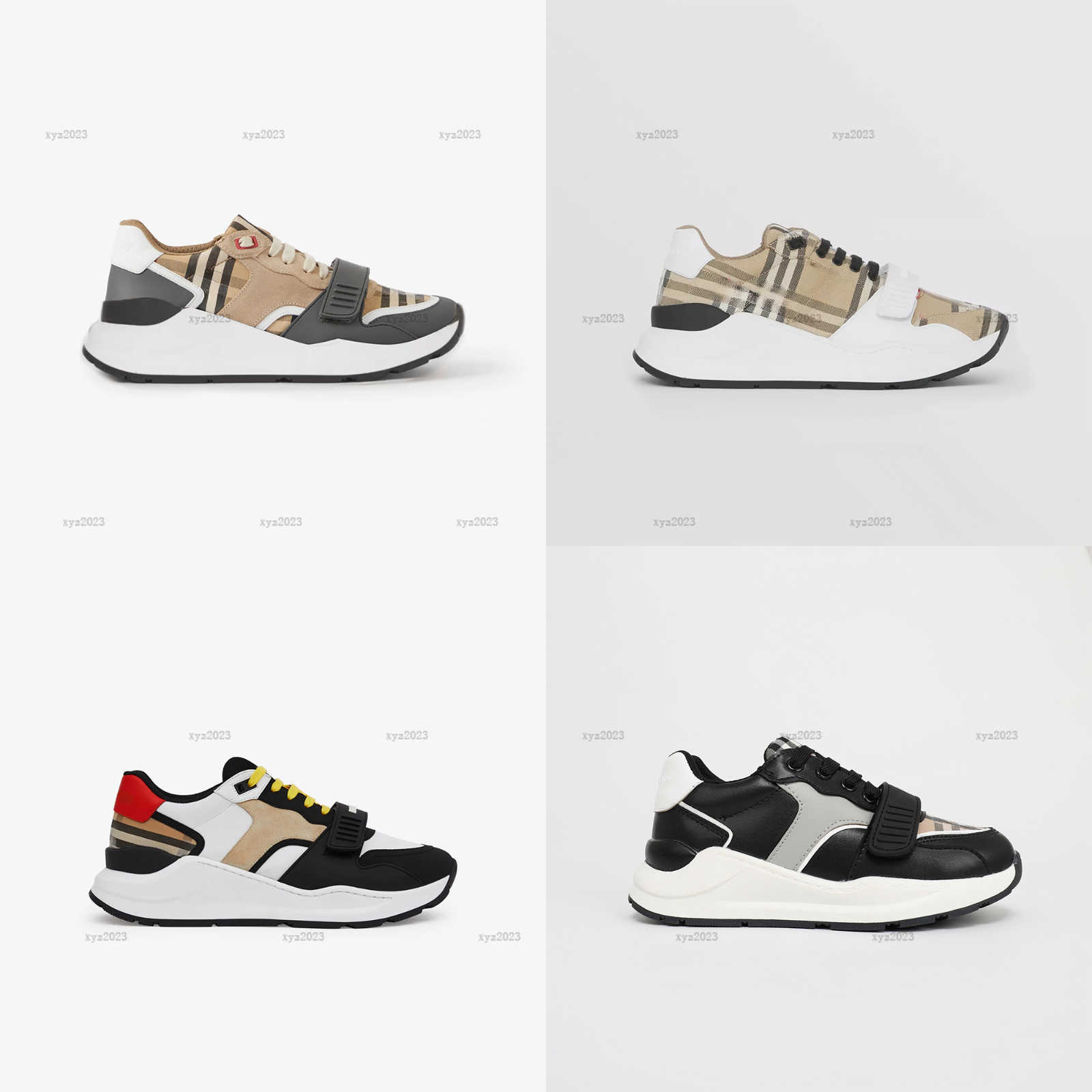 Fashion kids shoes Buckle buckle Lace up baby Sneakers Size 26-35 brand Carton packaging child designer shoe boys girls Casual shoes