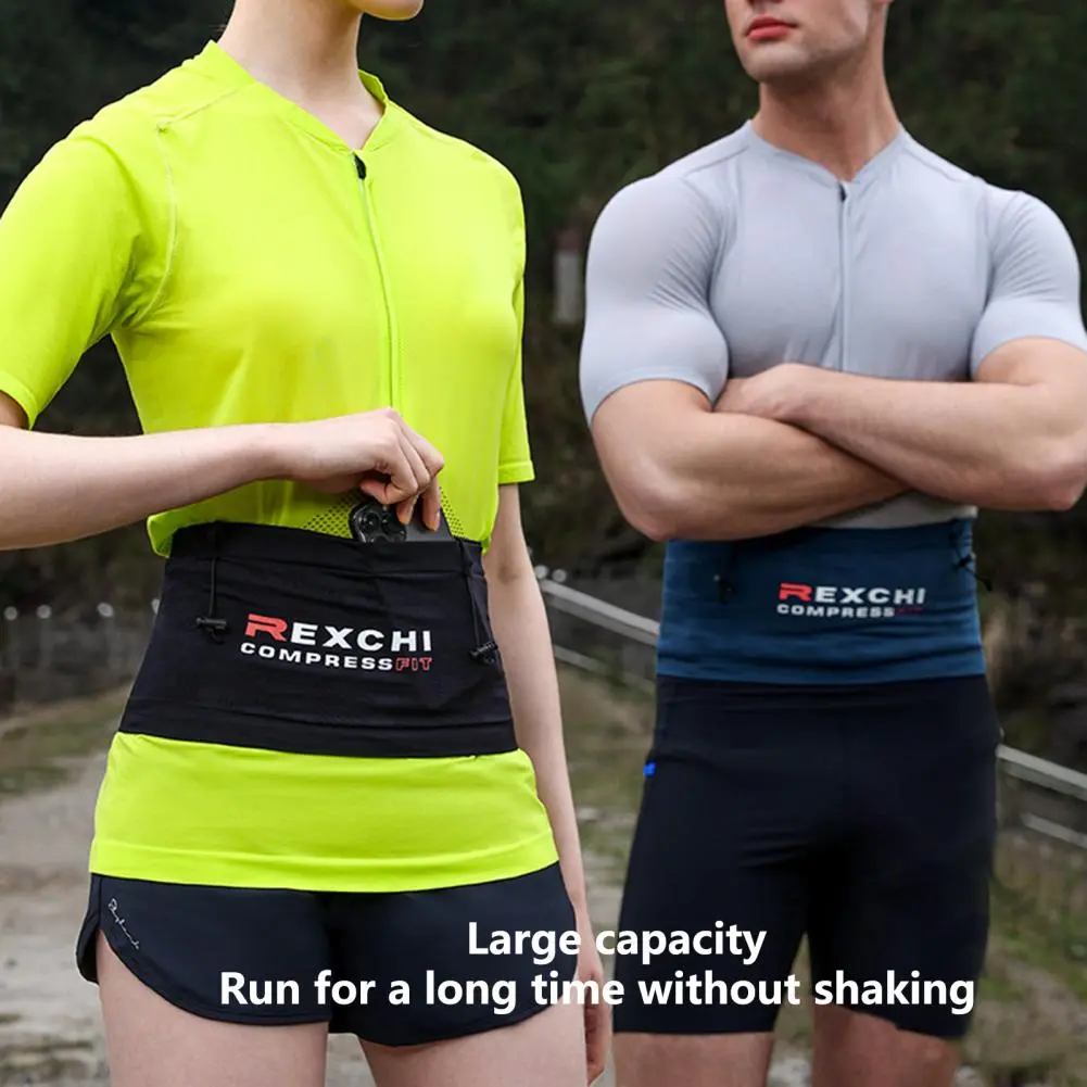 Waist Bag 2025 Elastic Double-sided Large Capacity Waistband Bag Men Women Mobile Phone Pouch Running Belt new Outdoor Supplies