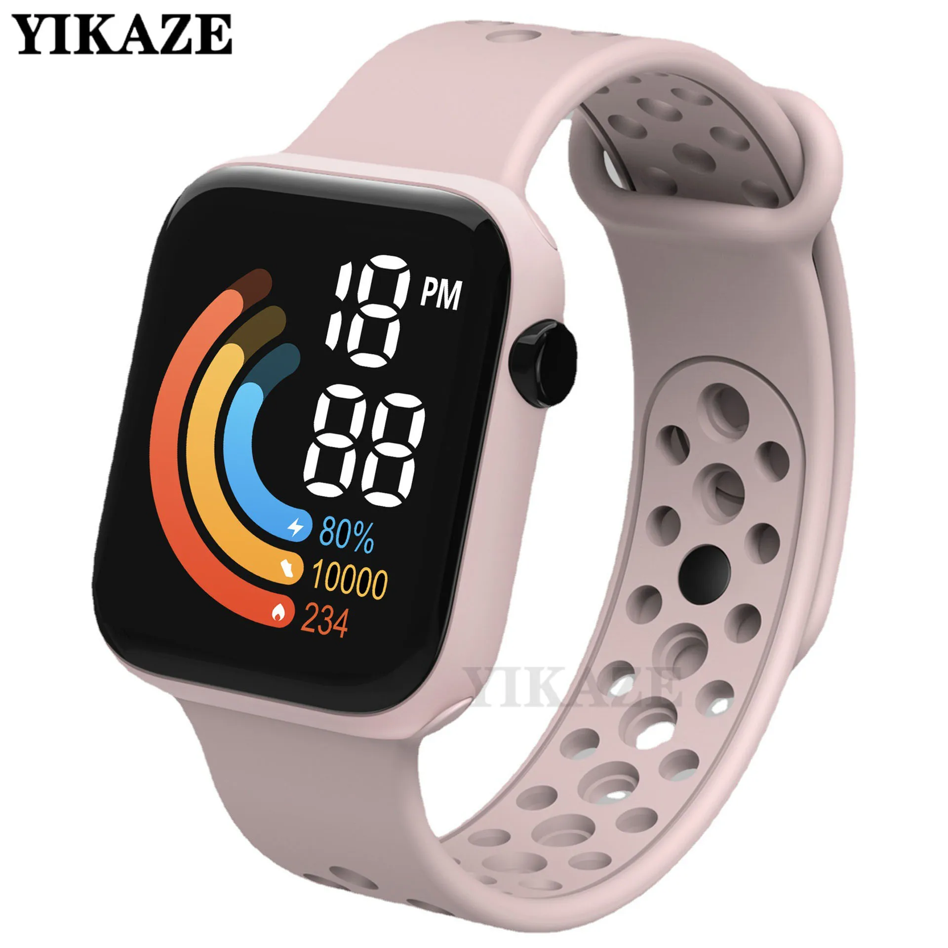 Children Kids Watch LED Digital Sports Watches Smart Clock Silicone Waterproof Wristwatch Electronic Watch for Boy Girls Student