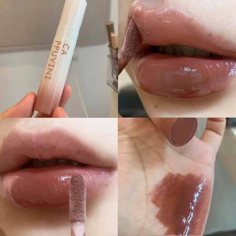 Transparent mirror water lipstick moisturizing lipstick durable handle free cup lipstick Korean cosmetics W241101