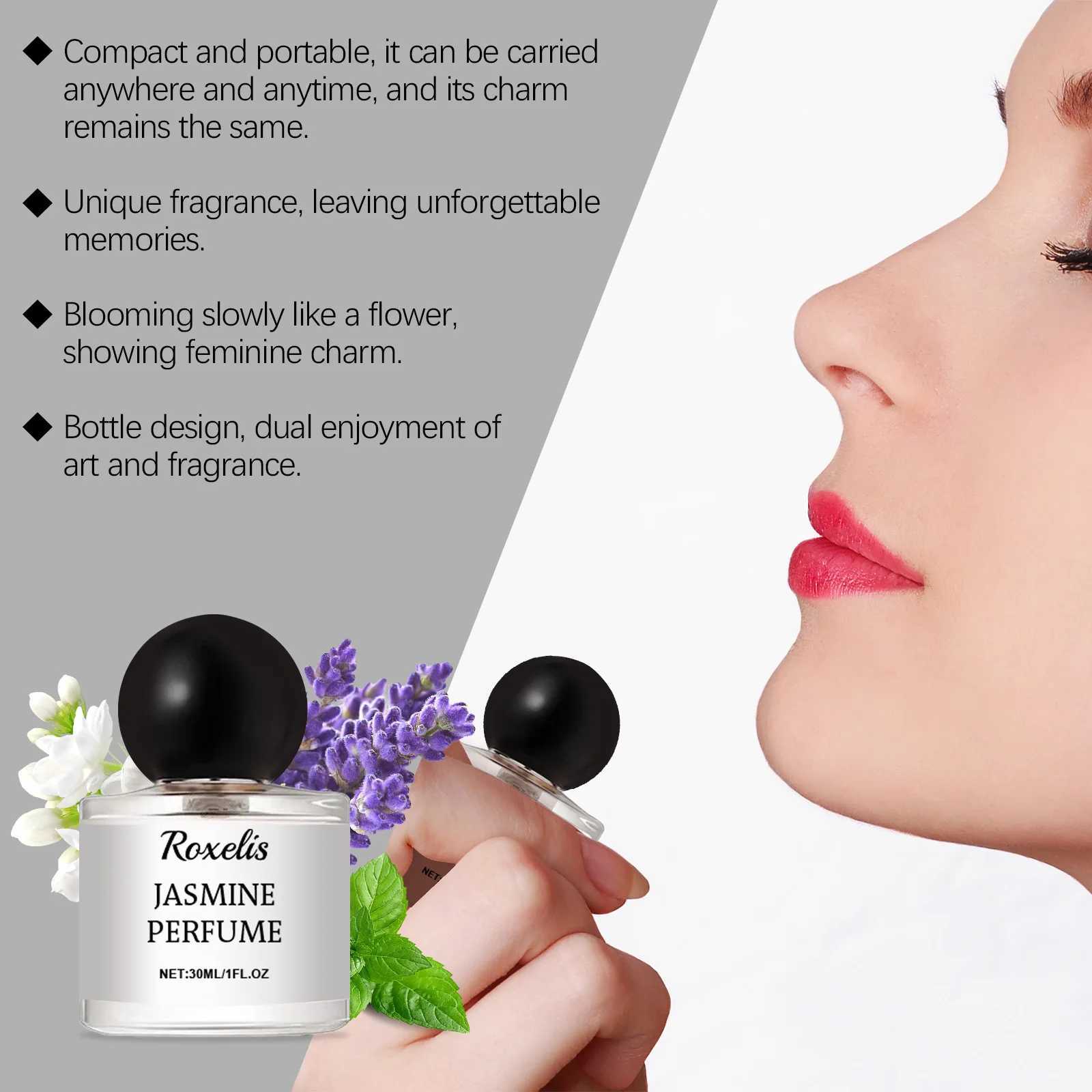 Jasmine perfume spray Long lasting perfume Plant fragrance Improve daily dating Female pheromone perfumeW241102