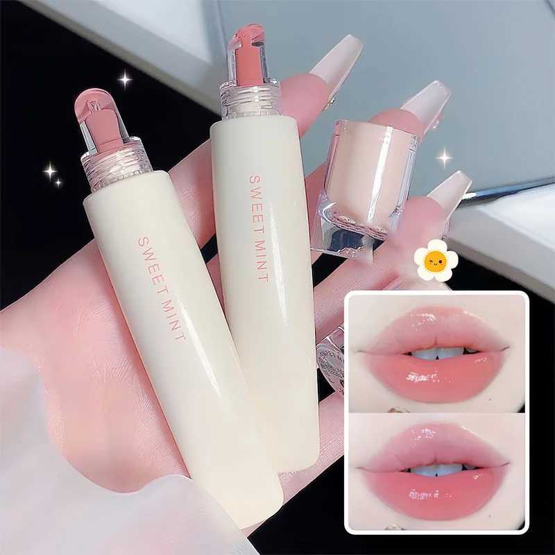 6 color mirror dye lip color moisturizer liquid lipstick waterproof durable makeup lip glue red lip color Korean cosmetics W241101