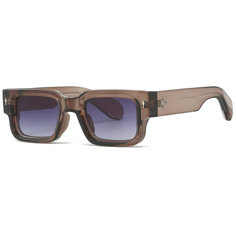 Oversized Square Sunglasses Men Women Steampunk Pilot Designer Retro Personalized Rectangle Goggles Gothic Thick Y2K Cyberpunk Futuristic Cool Guy S01