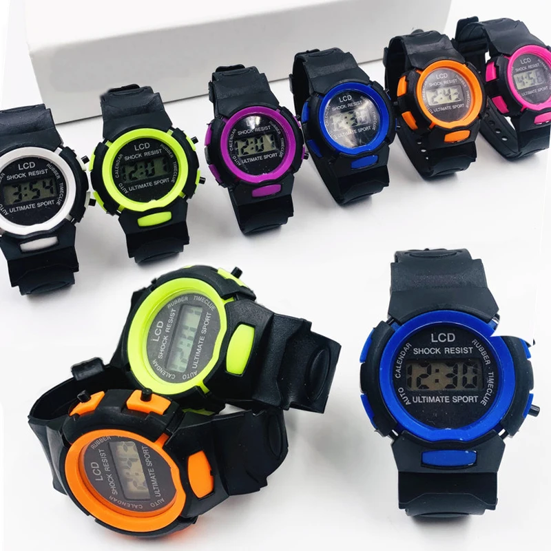 Children Watch Sport new Kids Watches Silicone Strap 2025 LED Digital Watch For Kid Children Student Kids Boy Electronic Wristwatch Clock
