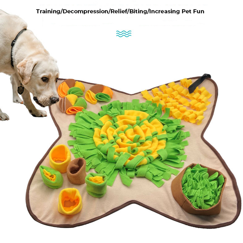 cross border New Pet Smell Pad Dog Smell Pad Smell Training Pad Puzzle Slow Food Pad Pet Supplies Toys