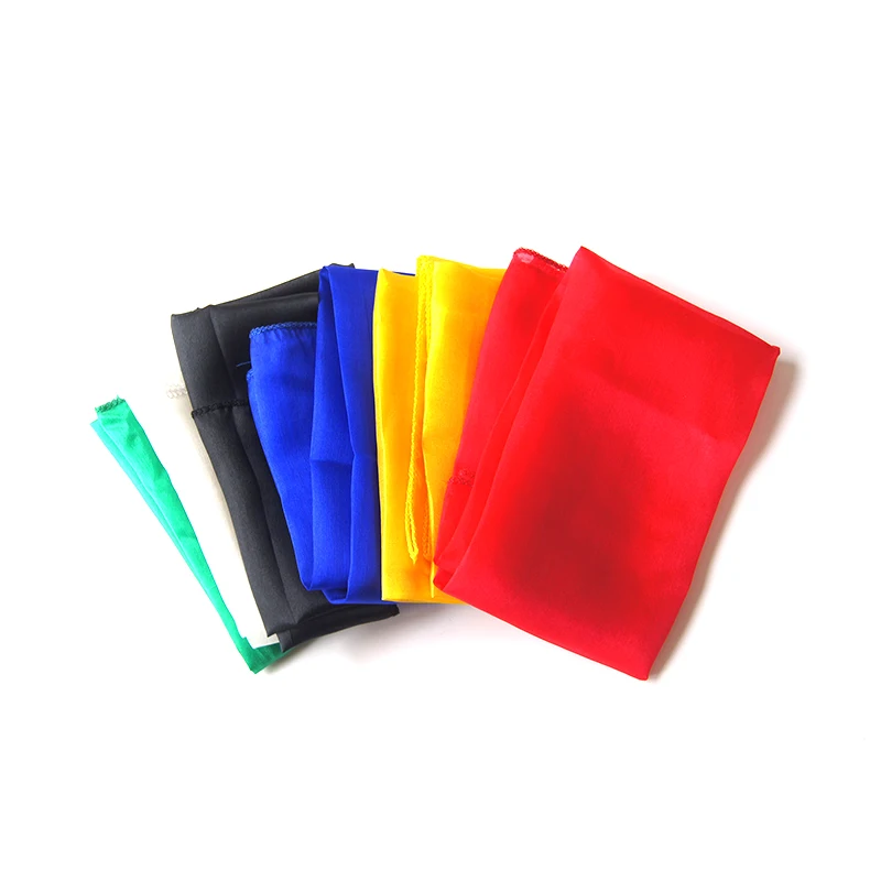 1 Pcs 60* 60 Cm Colorful Silk Scarf Magic Tricks Close Up Street 2025 new Stage Magic Prop Accessories Magicians Gimmick Illusion