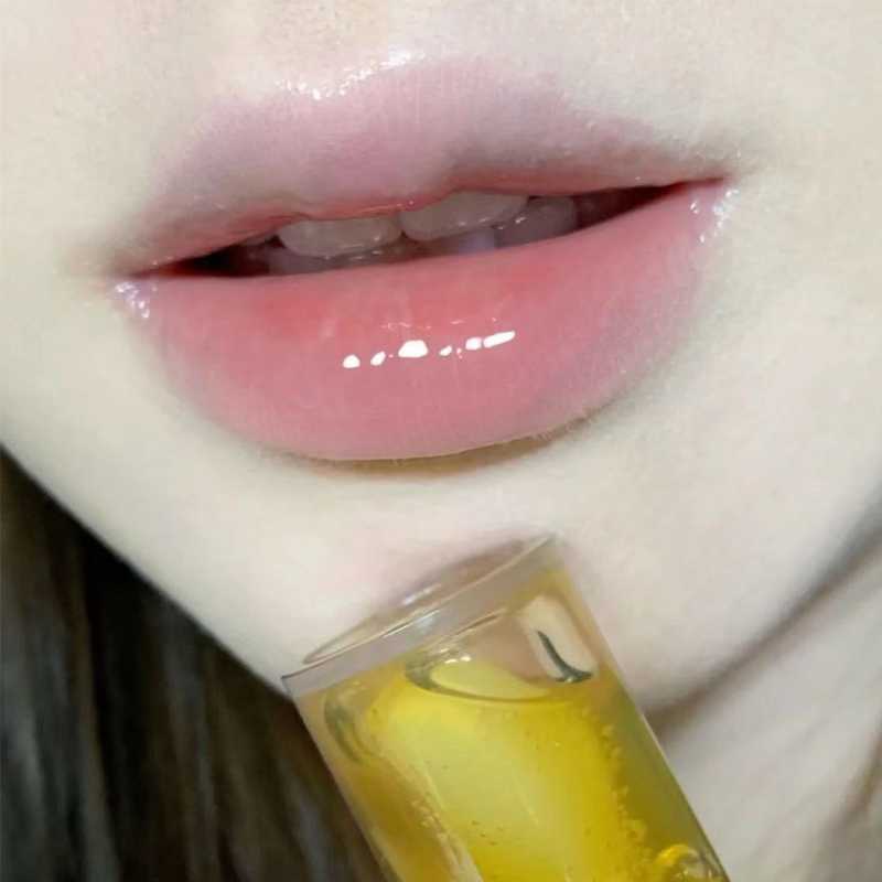 1PC Lip Balm Oil Honey Milk Lip Gloss Lighten Lip Lines Natural Ingredients Treatment Not Sticky Hydrate Lip Care Moisturizing
