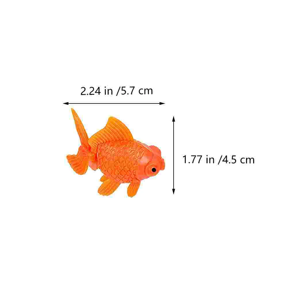 Tropical Aquarium Toy new Artificial Tank Floating Goldfish Decor Ornament Model 2025 Fake Moving Ornaments Kid Accessory Rubber Lifelike