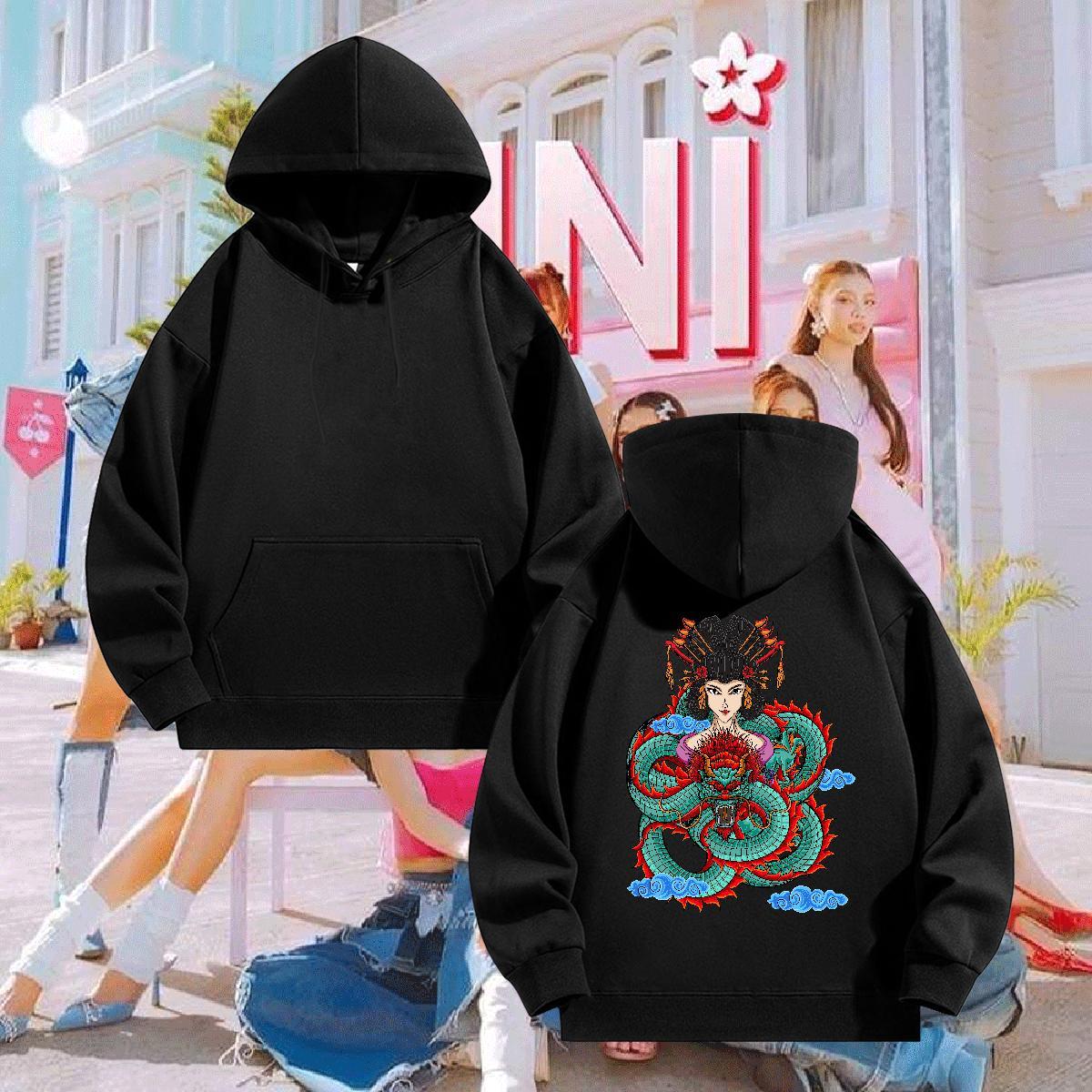 2024 Hoodie Custom Anime Comfortable Men Clothes Hoodie Top Hoody Home Outdoor Velvet Thick Breathable Hooded Collar