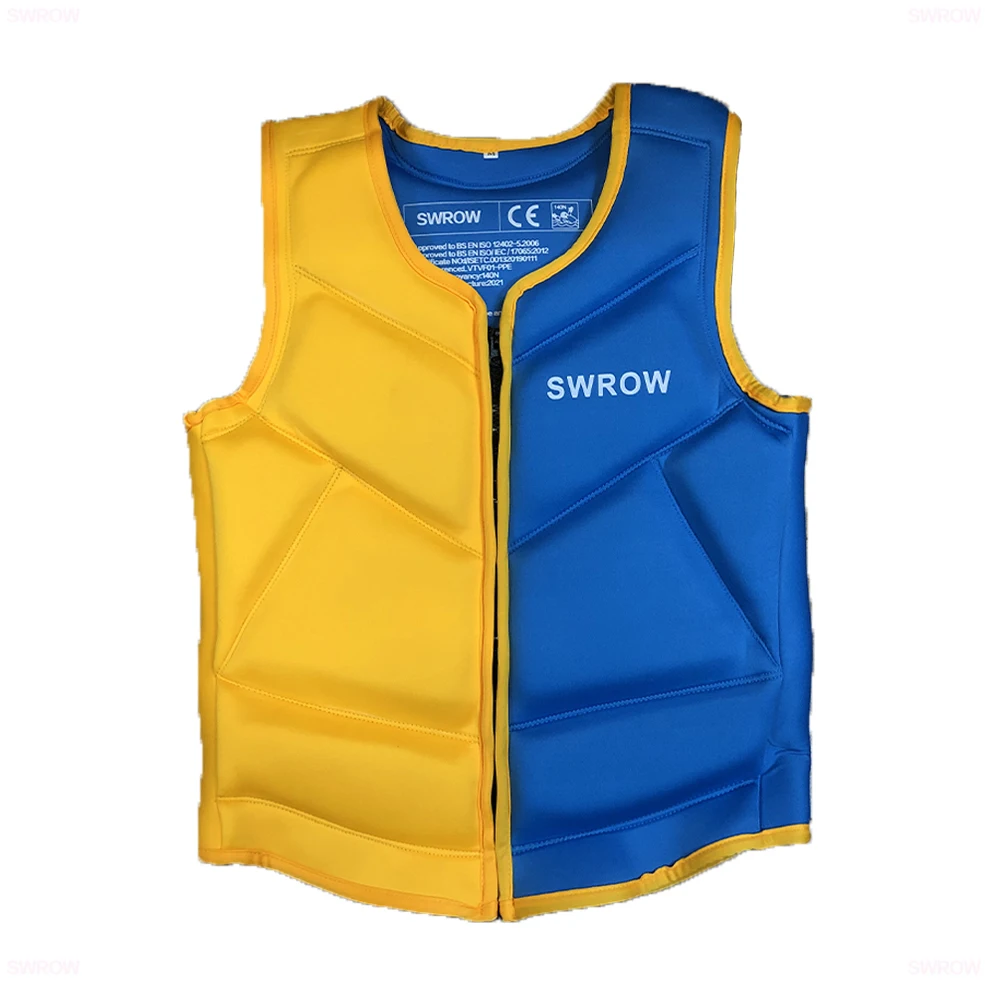New Lifejacket Neoprene Water Sports Jacket 2025 Vest Adult Children Swimming Lifejacket Boating Fishing new Rafting Surfing Lifejacket