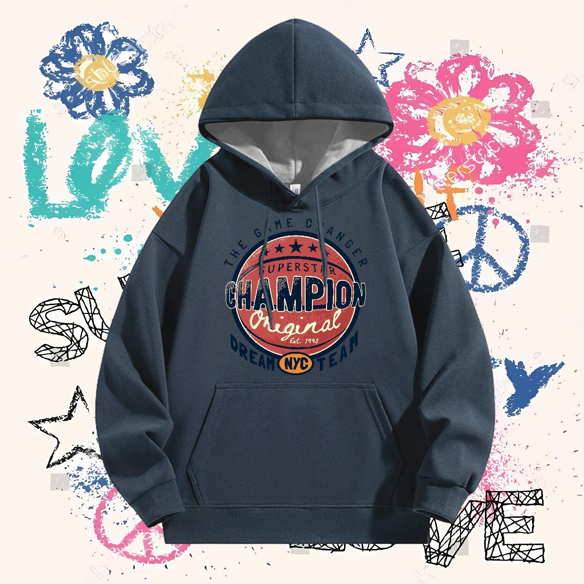 New Arrival Hoodie Women Street Wear Popular Women Hoodie Cartoon Printing S-3XL Thick Fleece Pullover Hoodie Breathable Soft