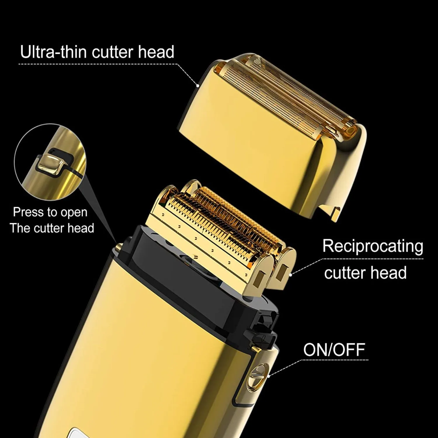 Kemei Professional Replacement Foil and Cutter Blades Set Suitable For Kemei TX1 Shaver Original Electric Shavers Blades