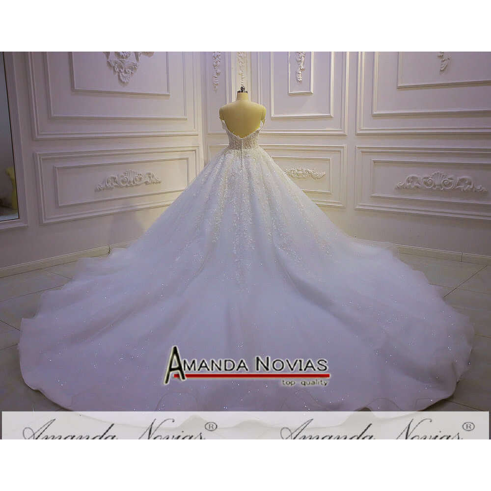 Off The Shoulder Sweetheart Ball Gown Wedding Dress