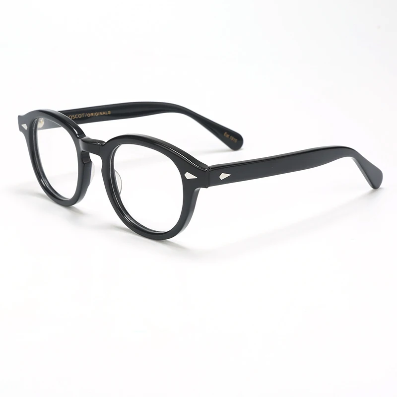 Optical Eyeglasses Frame Men Women Johnny Depp LEMTOSH Vintage Glasses Computer Acetate Spectacle Frame For Male Clear Lens