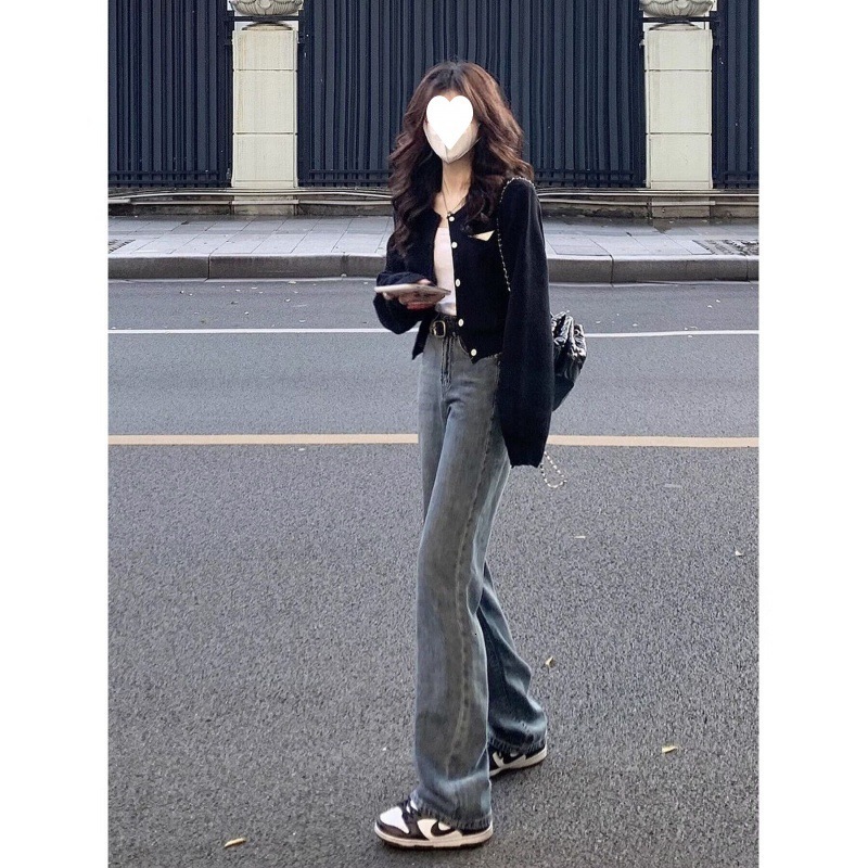 Korean Autumn New Women S Clothing High End And Cool Style Short Jacket Knitted Cardigan Chic Top Design Sense F1102#40