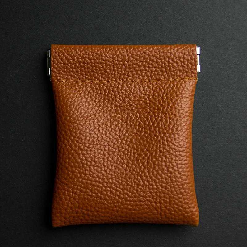 Women Men Pu Leather Coin Purse Small Mini Short Wallet Bag Holder for Kids Girl Mey Change Key EarbudsXJ241111