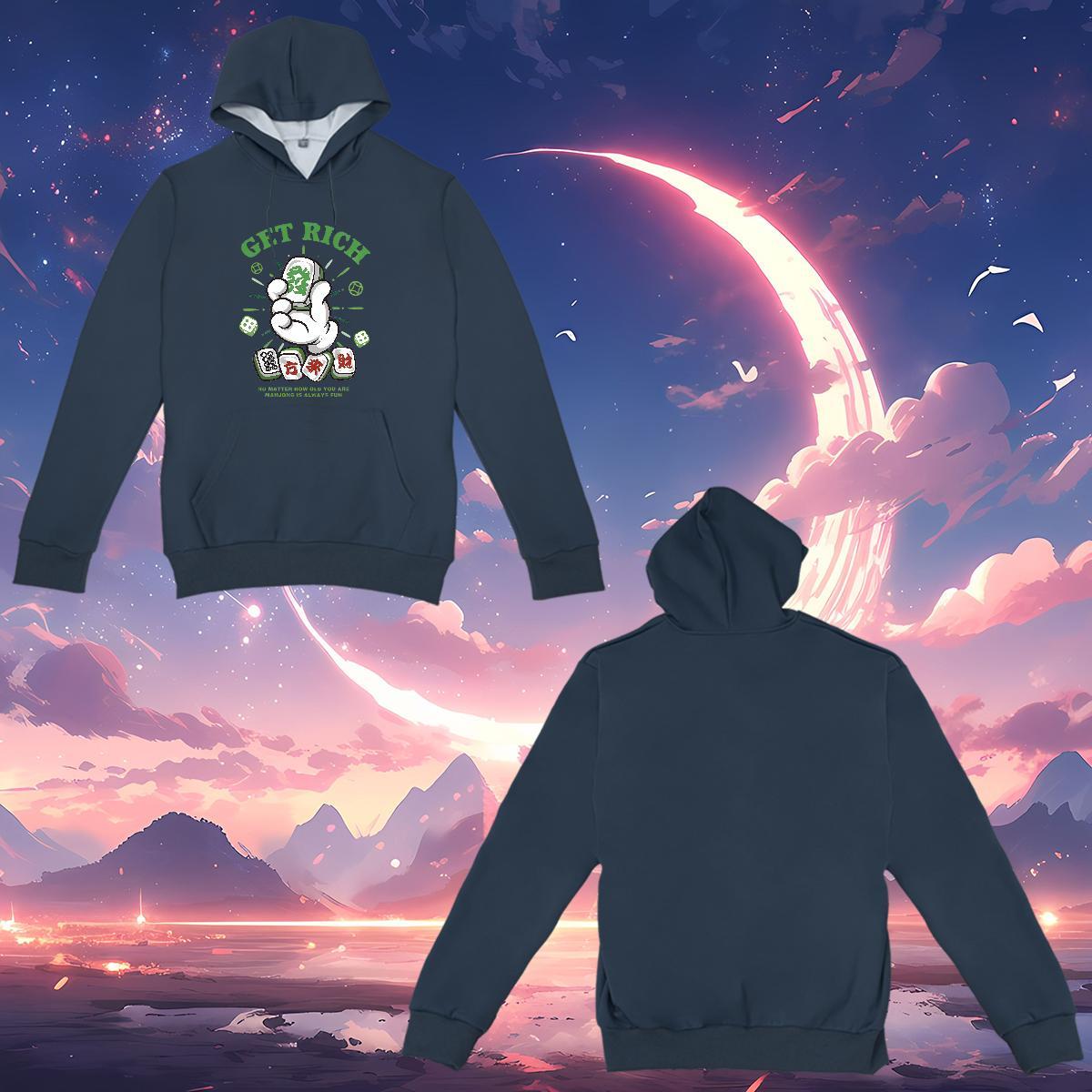 Custom Man Hoodie Cartoon Printing S-3XL TOP Quality Hoodie Pullover Top Hoody Anime Printing Street 350g Cotton Breathable Long Sleeve