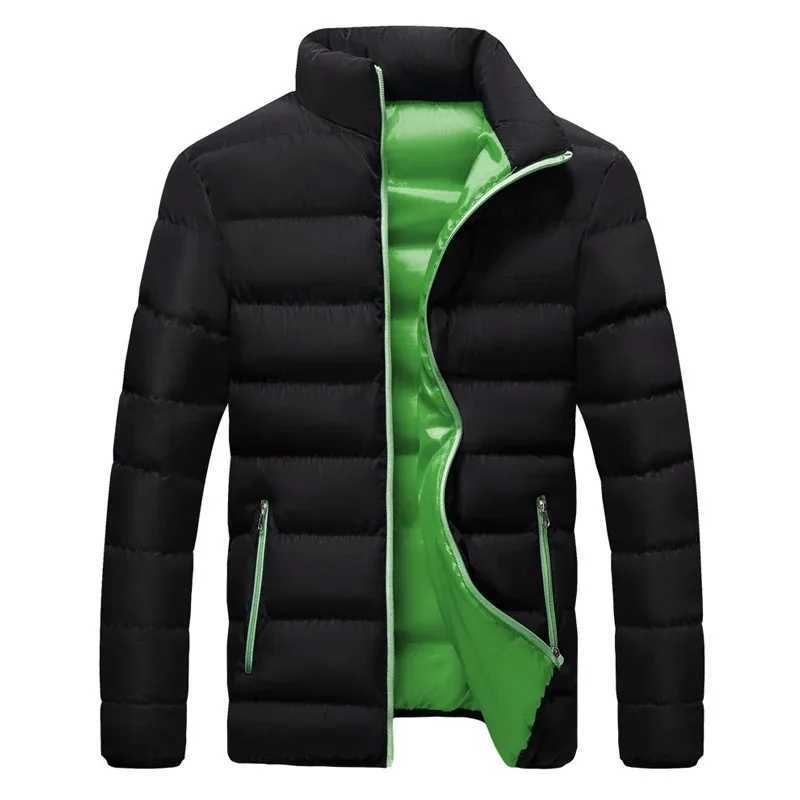 Mens winter refrigerated jacket hot jacket lightweight jacket outerwear mens fashionable casual windbreaker mens clothing W241102