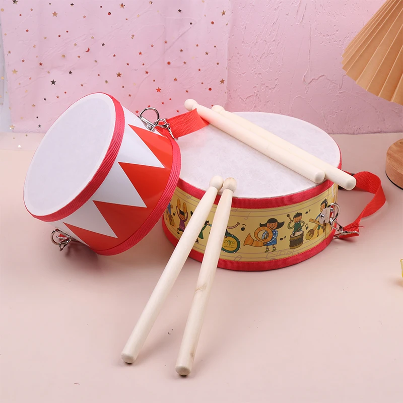 Drum Wood Kids Early Educational Musical Instrument For Children 2025 Baby new Toys Beat Instrument Hand Drum Toys