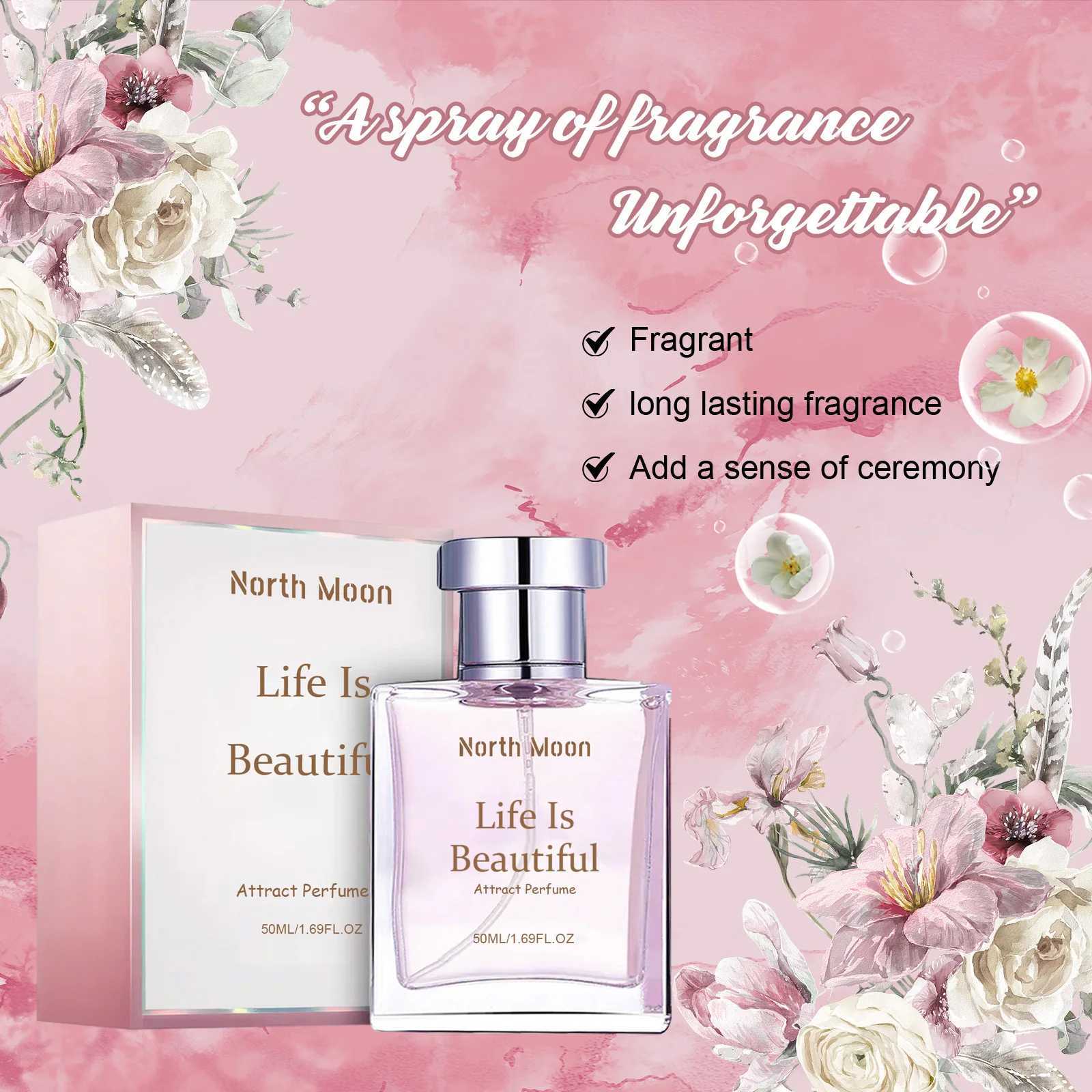 Pheromone perfume female attractiveness perfume aromatic plants keep odor remove odor body mist deodorant perfumeW241102