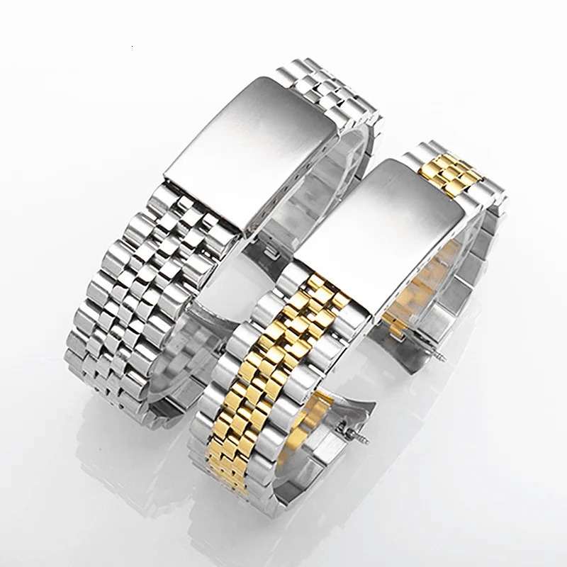 Watch Accessories Steel Strap 13 17 18 19 20 21 22mm Band For Rolex Mens And Womens 240311