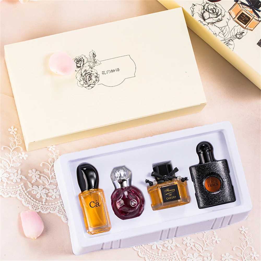Gift box perfume womens 100ml four piece set durable perfume spray natural plant fragrance pheromone perfumeW241102