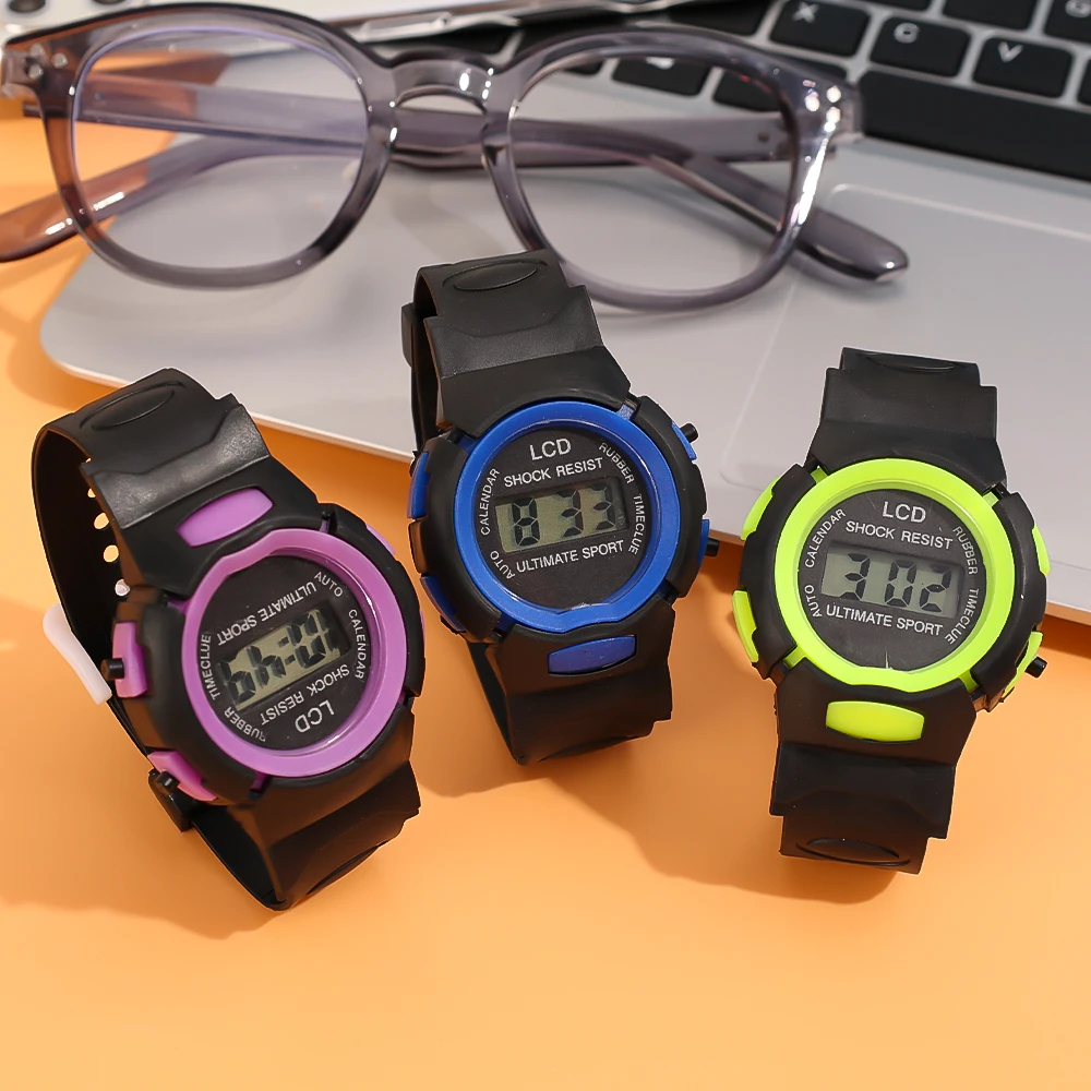 Children Watch Sport new Kids Watches Silicone Strap 2025 LED Digital Watch For Kid Children Student Kids Boy Electronic Wristwatch Clock