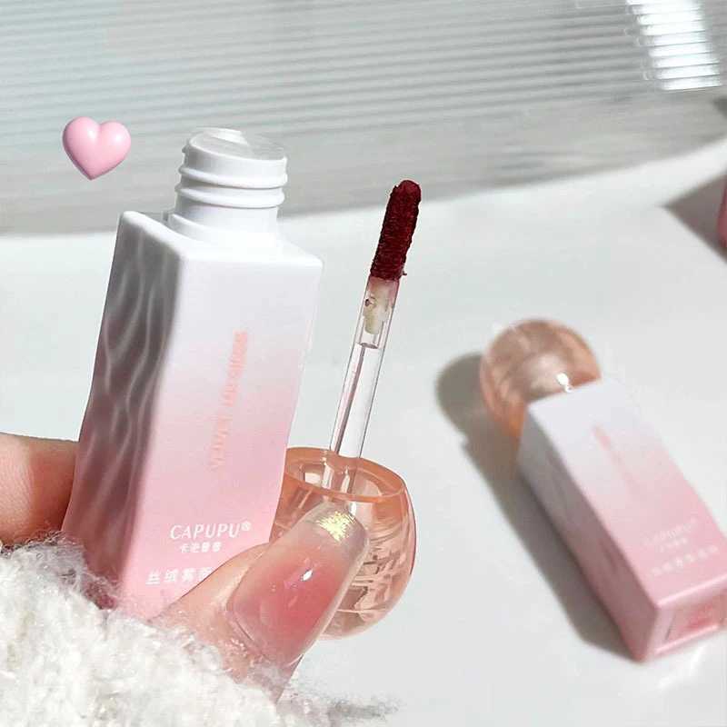 Matte velvet lipstick lovely lipstick in summer matte lipstick pink lipstick shiny coloring waterproof no stick new Korean cosmetics W241101