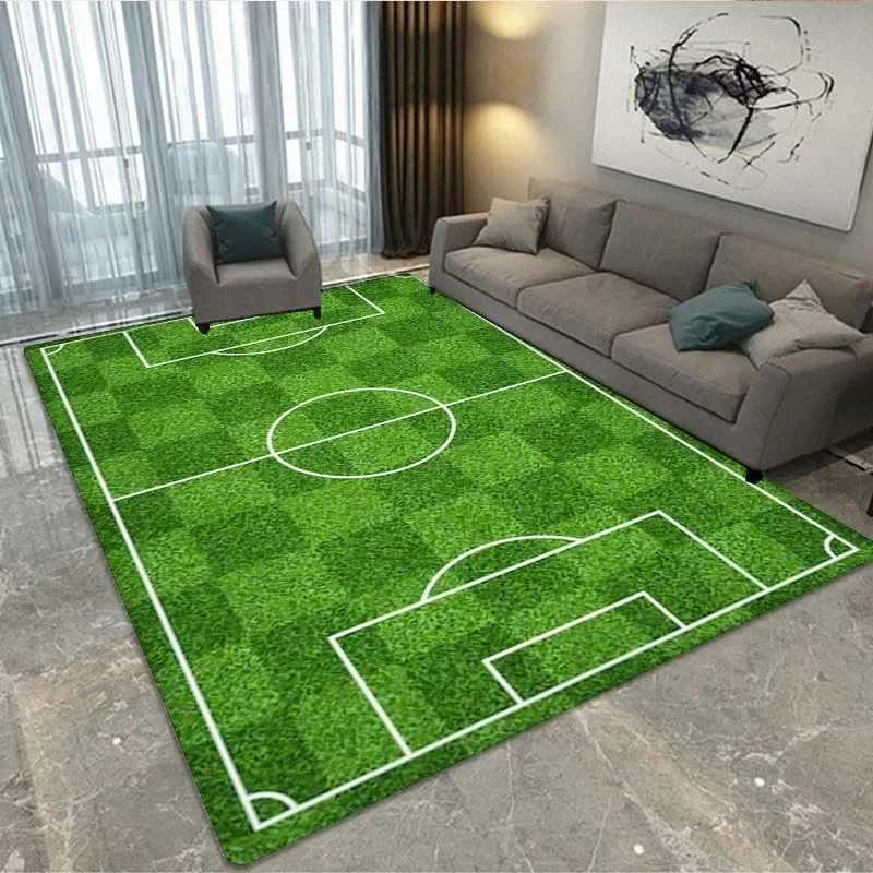 Fans football field carpet bedroom living room ball sports football carpet kitchen floor mat home decoration non-slip floor matXJ241101