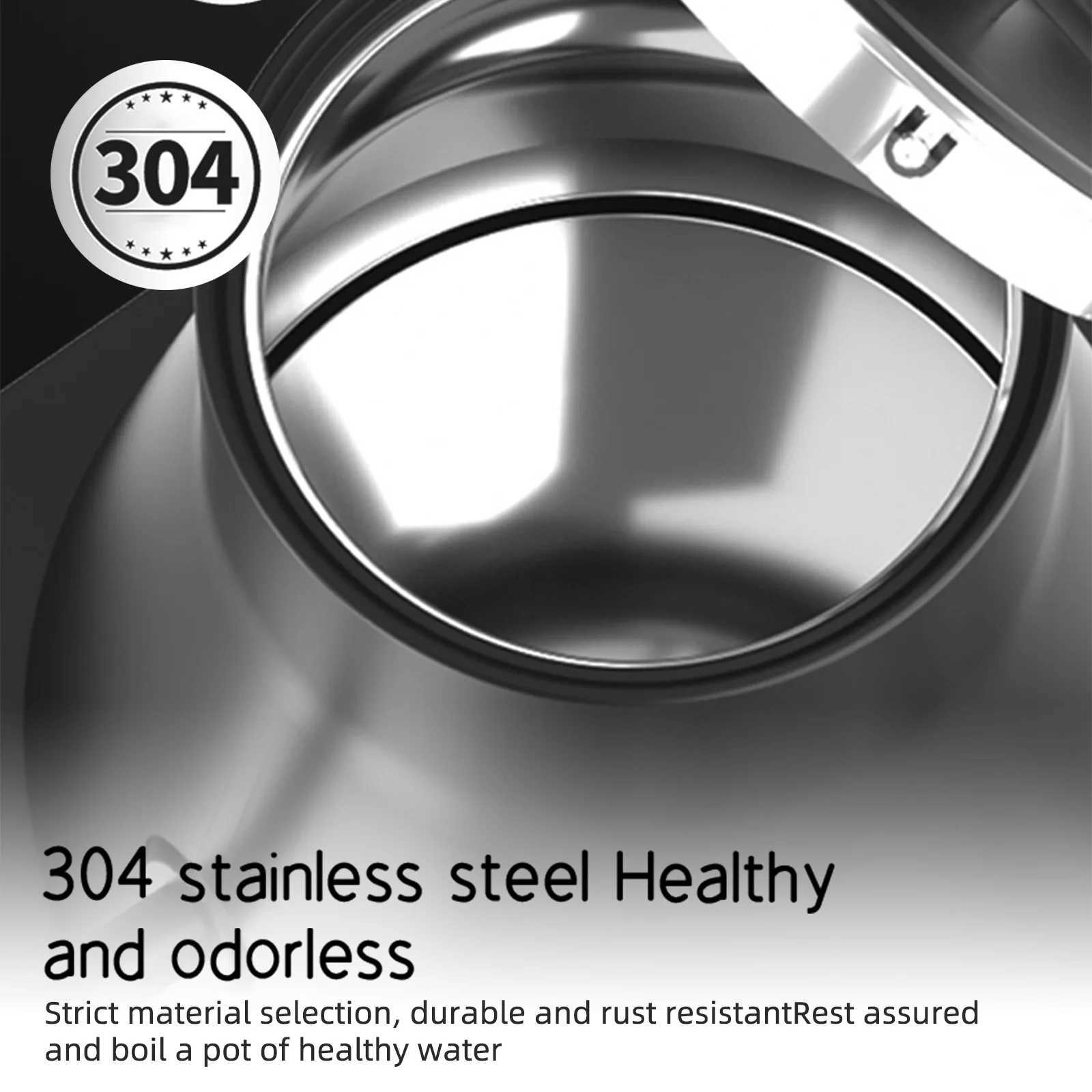 0.9L electric gooseneck kettle 1200W water boiler NTC temperature control LCD display screen automatically turns off poured onto the coffee teapot Y24