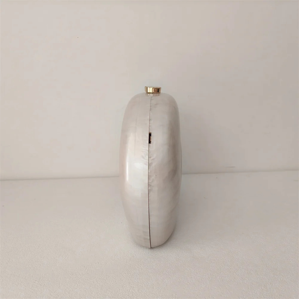Original shell on-site snail shaped acrylic box clutch womens shoulder messenger handbag and wallet evening ladies beach wallet 241031