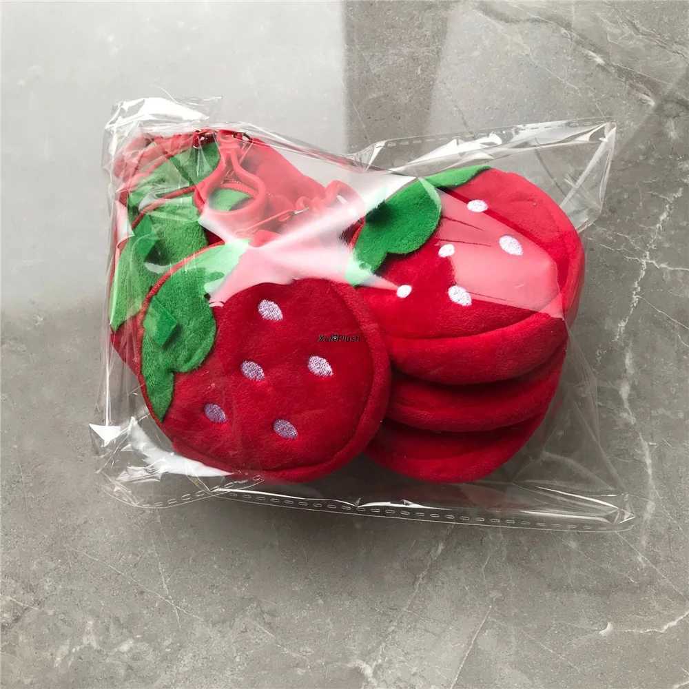 10PCS/LOT Mix Fruit Small 8CM Plush Purse BagXJ241111