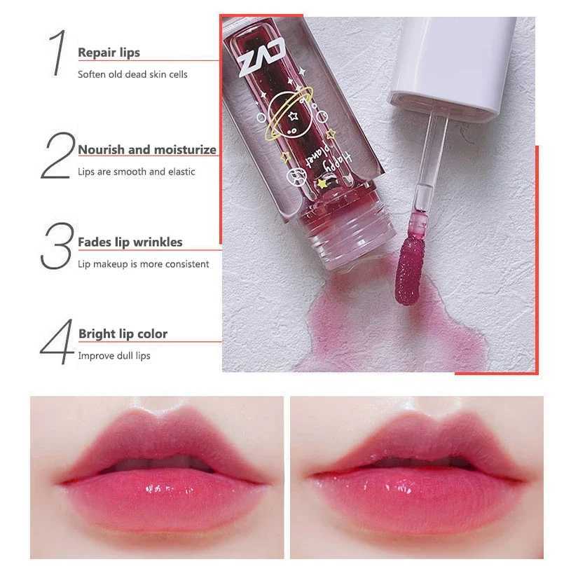 Mirror water-based gloss lipstick transparent glass lipstick liquid lipstick moisturizing natural high gloss lipstick care W241101