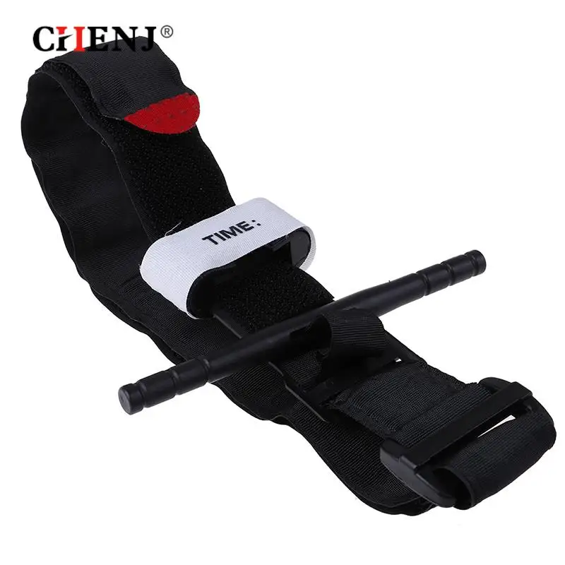 First aid bleed quick stop blood control Stanch tourniquet life trauma strap save medic rescue Aluminum Handle