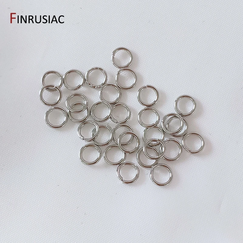 Real Gold Plated Brass Jump Rings,Wholesale Split Ring Connectors For DIY Jewelry Making Accessories Supplies Findings