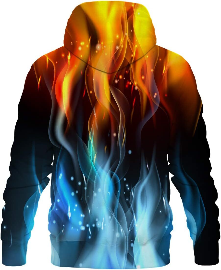 Hoodie for Mens Womens Graphic Hoodies for Men Women Unisex Novelty interalternation 3D Hoody Hoodie with Pocket Graphic Hoodies sweatshirt Pullover L