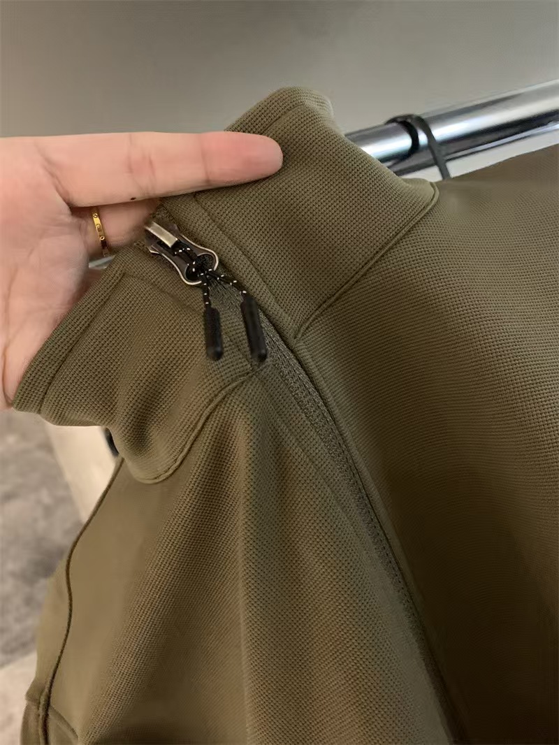 Washed Mitonge Fabric New Woven Knitted Men's Jacket Jacket Jacket in Autumn