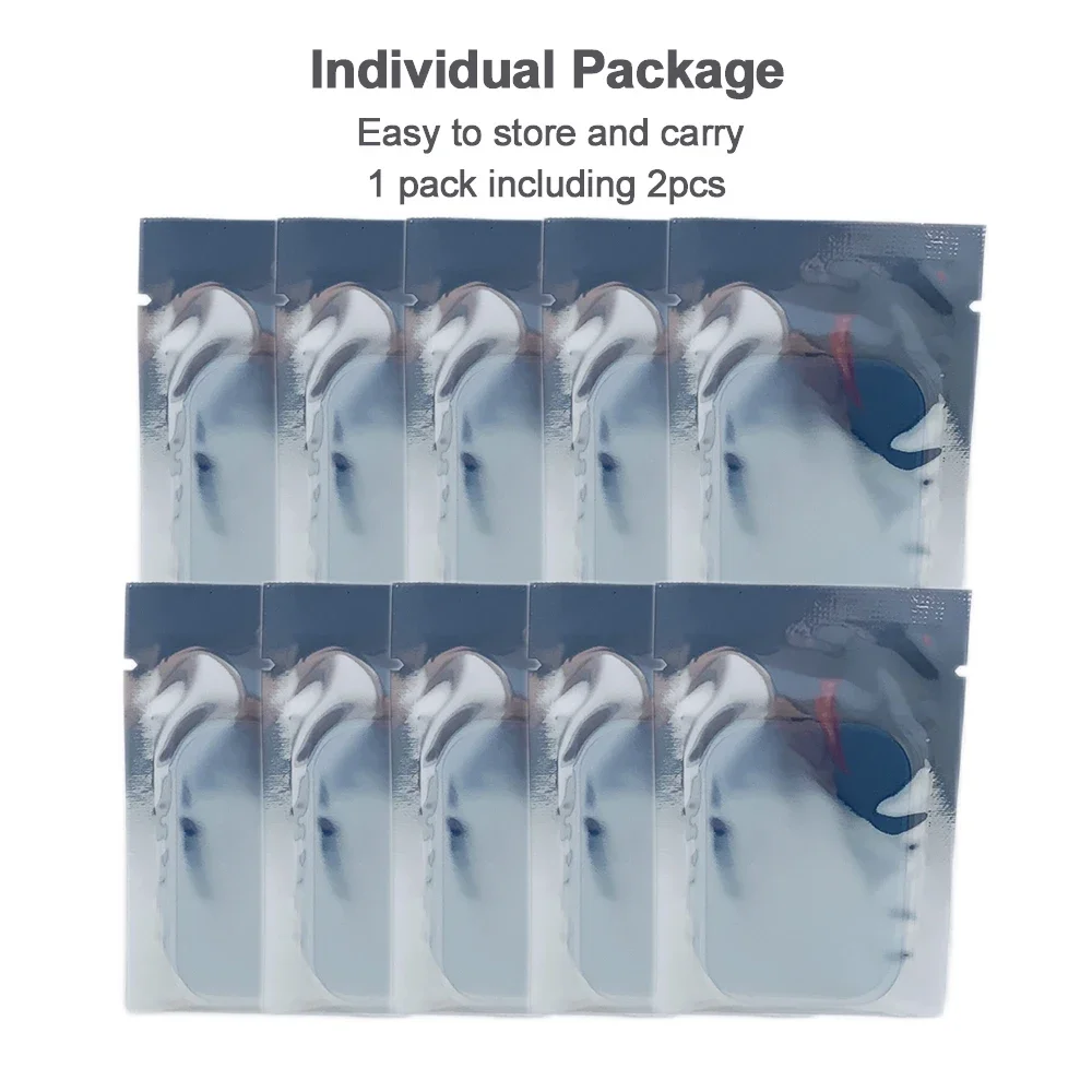 100/50pcs Gel Pads for EMS new Abdominal ABS Trainer Hip Exerciser Replacement Body Massager Patch 2025 Massage hine Muscle Stimulator