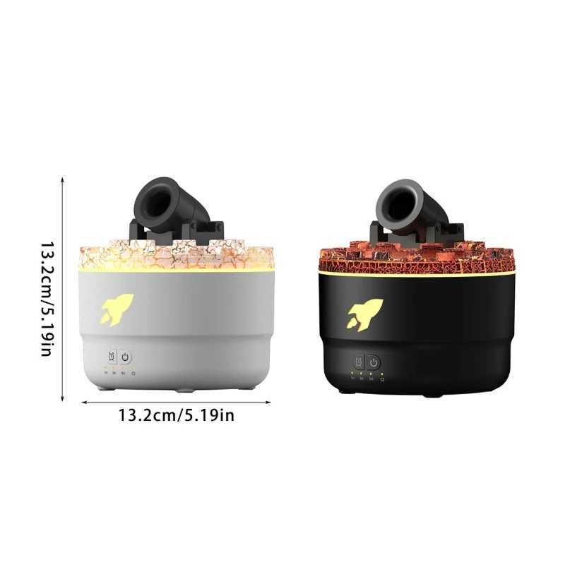 Volcanic Cannons Air Humidifier Aromatherapies Diffusers Maker Essential Oil Difusor for Home Desktop 280mlC241102