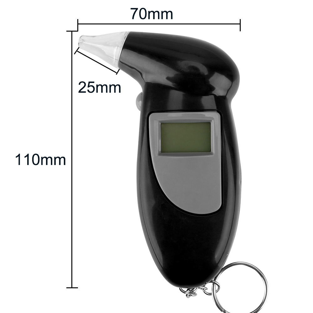 Digital Alcohol Detector Alcohol Breath Tester Alcohol Tester Breathalyzer Police Alcotest