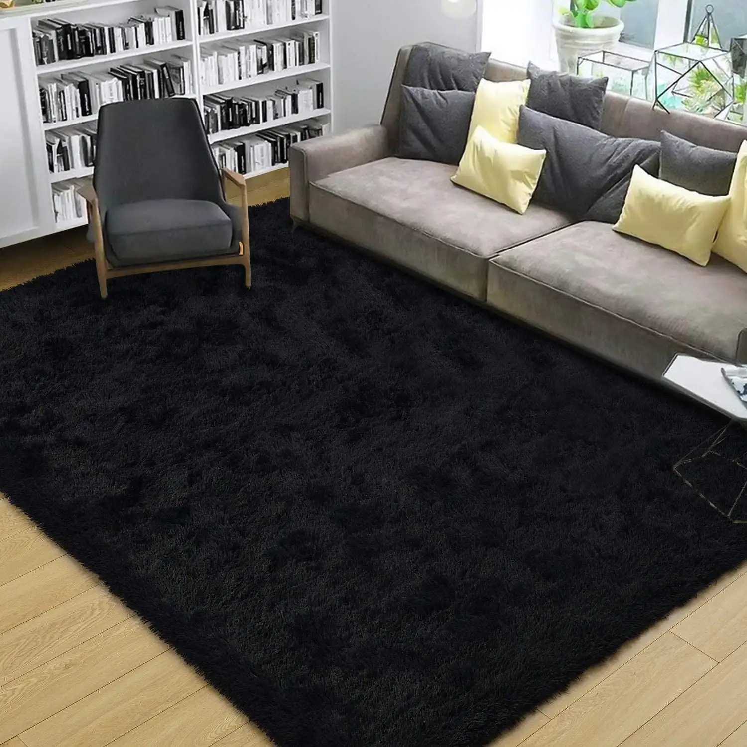 Noahas Fluffy Rugs for Bedroom Fuzzy Area Rugs for Living Room Soft Kids Carpet Non Slip Rugs for Hardwood Floors Room DecorXJ241101