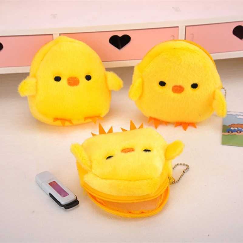 Lightweight Yellow Chicken Coin Cvenient Storage Bags for Coins Keys and Receipts Childrens Lint PendantXJ241111