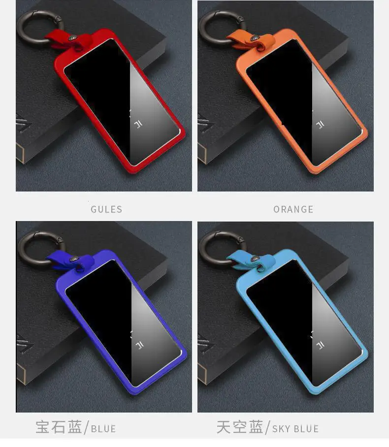 Akzz Auto Parts Are new Applicable To Tesla Model3/y Card Key Case Modely 2025 Aluminum Alloy Protective Cover, Including Anti-slip Parts